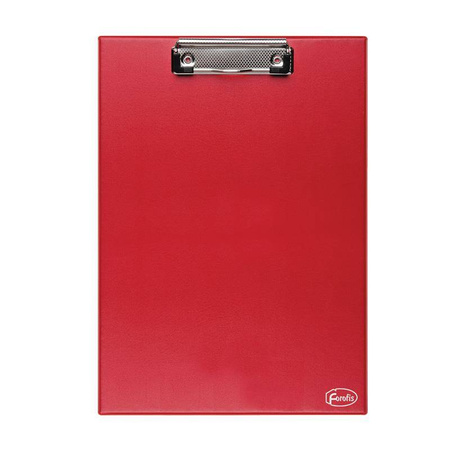 DESKA Z KLIPEM A4 FOROFIS 91242 CZERWONA PVC