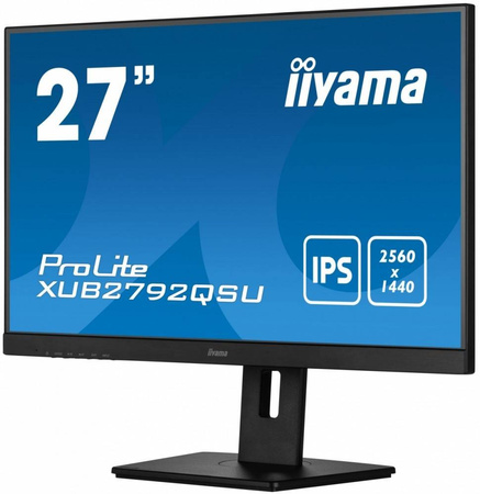 IIYAMA MONITOR 27 CALI XUB2792QSU-B5 IPS,QHD,HAS(150MM),DVI,HDMI,DP,USB