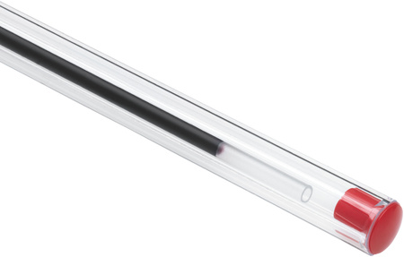 Długopis BIC CRISTAL 847899 czerwony 1.0mm przezroczysta obudowa