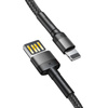 Kabel BASEUS Cafule USB-A-Lightning 1m (szaro-czarny)