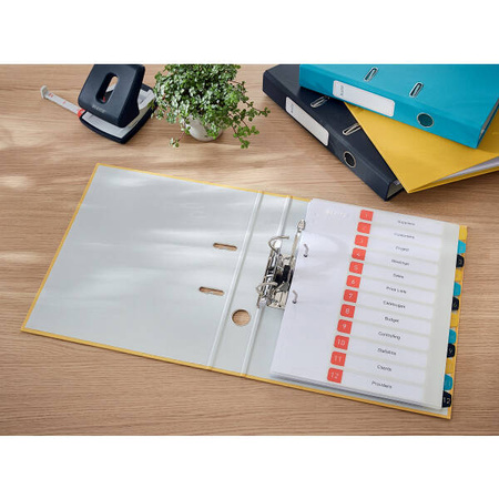 SEGREGATOR A4 LEITZ 180° COSY SOFT TOUCH 52 MM 10620019 CIEPŁY ŻÓŁTY
