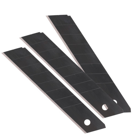 OSTRZA DO NOŻY 18MM DUŻE SMART CZARNE 10SZT