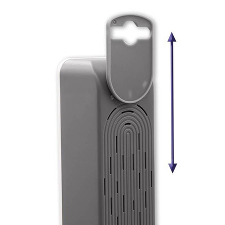 QOLTEC LISTWA ZASILAJĄCA | 4 GNIAZDA | 1.8M | BIAŁO-SZARA