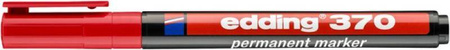 MARKER PERMANENTNY EDDING 370 CZERWONY 1MM