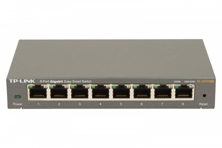 TP-LINK PRZEŁĄCZNIK SMART TL-SG108E 8X1GBE
