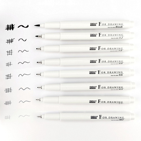 CIENKOPIS KREŚLARSKI UCHIDA 4600-8B 8SZT