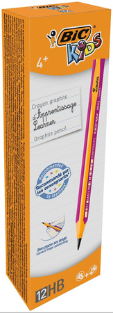 OŁÓWEK OSTRZONY BIC KIDS EVOLUTION HB 919263 RÓŻOWY HB