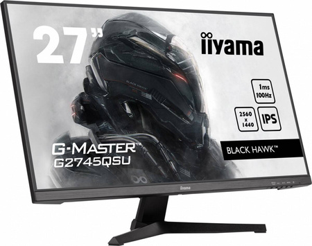 IIYAMA MONITOR 27 CALI G-MASTER G2745QSU-B1 IPS,FHD,100HZ,1MS,2XUSB,2X2W,FREESYNC