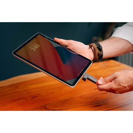 VERBATIM USB FLASH DISK, USB C A USB 3.2 GEN 1, 1000GB, DUAL QUICKSTICK, SZARY, 32043, USB C, Z OCZKIEM NA BRELOK