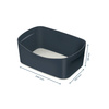 POJEMNIK DO PRZECHOWYWANIA 246X160X98MM LEITZ MYBOX COSY 52640089 AKSAMITNY SZARY