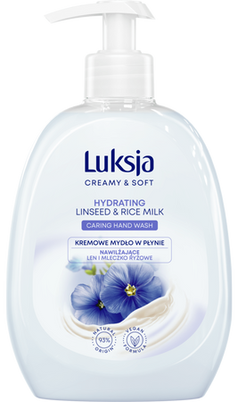 MYDŁO W PŁYNIE LUKSJA LINEN & RICE MILK 500ML