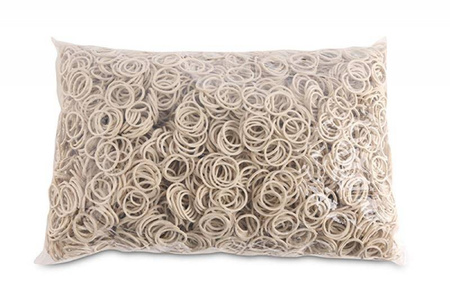GUMKI RECEPTURKI OFFICE PRODUCTS 20MM 1,5X1,5MM 60% BIAŁE 1KG