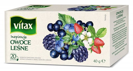 HERBATA OWOCE LEŚNE VITAX INSPIRATIONS 20 TOREBEK