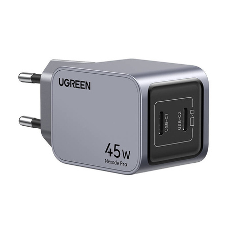 Ładowarka sieciowa UGREEN Nexode Pro 45W 2xUSB-C (szara)
