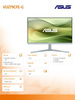 ASUS MONITOR 27 CALI VU279CFE-G VU IPS 100HZ HDMI USB-C 15W