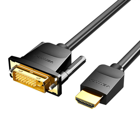 Kabel VENTION ABFBJ HDMI-DVI-D 5m (czarny)