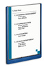 TABLICZKA INFORMACYJNA PIONOWA A4 DURABLE CLICK SIGN 486707 GRANATOWA