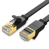 PŁASKI KABEL SIECIOWY UGREEN NW106 ETHERNET RJ45, CAT.7, STP, 5M (CZARNY)