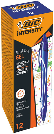 DŁUGOPIS ŻELOWY BIC INTENSITY QUICK DRY 950442 NIEBIESKI 0.7MM
