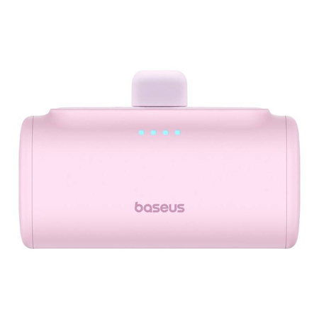 POWERBANK BASEUS COMPACT USB-C 5000MAH, 20W (RÓŻOWY)