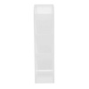 PRZYBORNIK NA BIURKO 202X50X90MM D.RECT PIONOWY PRZEZROCZYSTY BIAŁY