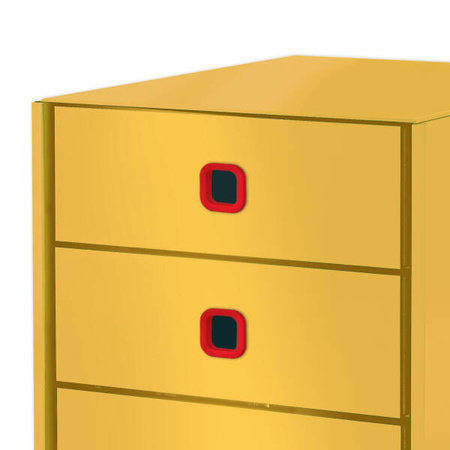 POJEMNIK Z SZUFLADAMI 286X358X282MM LEITZ CLICK & STORE COSY 53680019 CIEPŁY ŻÓŁTY 3 SZUFLADY