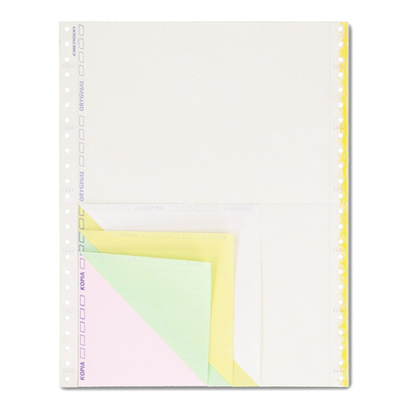 PAPIER SAMOKOPIUJĄCY 240 6'' EMERSON NADRUK ORYGINAŁ/KOPIA KOLOROWE KOPIE 1+3 900 SKŁADEK