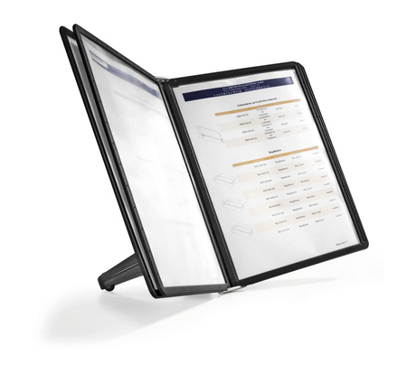 SYSTEM PREZENTACYJNY Z 5 PANELAMI A4 DURABLE SHERPA SOHO TABLE 554001 CZARNY