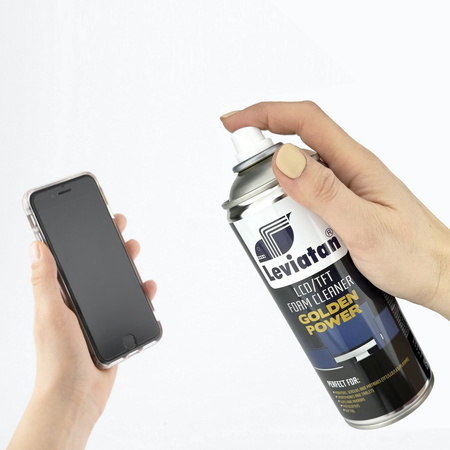 PIANKA ANTYSTATYCZNA CZYSZCZĄCA DO EKRANÓW LCD/TFT GOLDEN POWER LEVIATAN 400ML