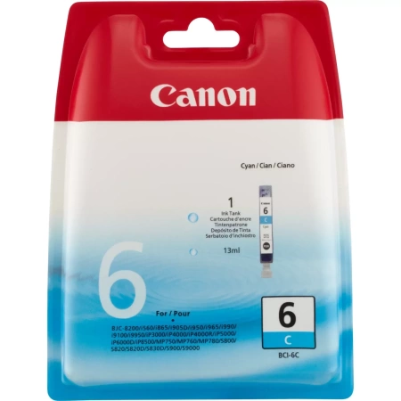 TUSZ ORYGINALNY CANON BCI6C 4706A002 CYAN 280 STRON