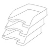 SZUFLADA A4 LEITZ RECYCLE 52275050 JASNOZIELONY WYS. 70MM