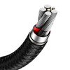 Kabel USB do USB-C Baseus Cafule, 66W, 1m (czarny)