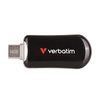 VERBATIM USB FLASH DISK, USB C, 64GB, PLECTRA, CZARNY, 30224, USB C