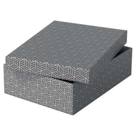 PUDŁO ARCHIWIZACYJNE 265X100X360MM ESSELTE 628285 SZARY 3SZT