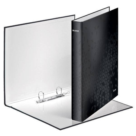 Segregator A4 laminowany LEITZ WOW 40mm 42410095 czarny