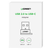 ADAPTER USB UGREEN US280 USB-C DO USB-A 2.0 (CZARNY)