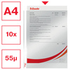 KOSZULKI KRYSTALICZNE A4 ESSELTE 56061 PRZEZROCZYSTY 55MIC 10SZT