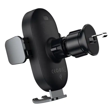 SAMOCHODOWY UCHWYT  BASEUS LIGHTCHASER Z ŁADOWARKĄ INDUKCYJNĄ  (CZARNY)