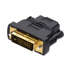 ADAPTER DVI (24+1) MĘSKI NA HDMI 1.4 ŻEŃSKI VENTION ECDB0 1080P 60HZ (CZARNY)