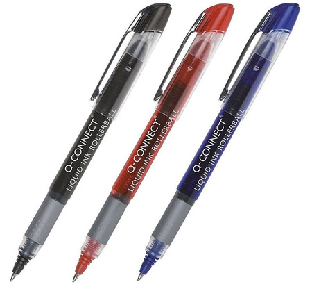 CIENKOPIS KULKOWY Q-CONNECT NIEBIESKI 0.5MM