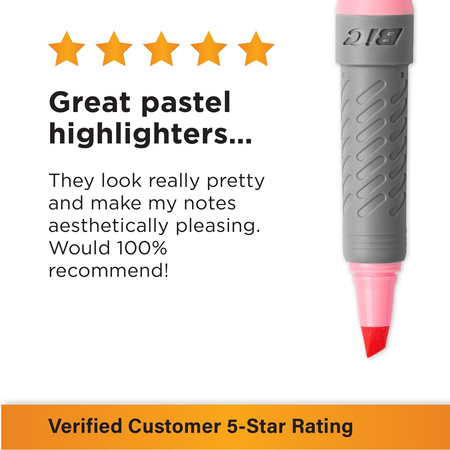 ZAKREŚLACZ BIC HIGHLIGHTER GRIP PASTEL 992561 MIX*6 1.6-3.3MM 6SZT