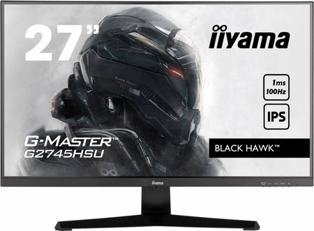 IIYAMA MONITOR G-MASTER G2745HSU-B1 27 CALI G2745HSU-B1 IPS,FHD,100HZ,1MS,2XUSB,2X2W,FREESYNC