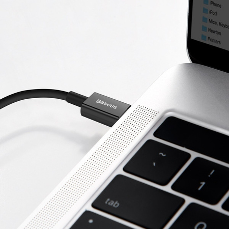 KABEL USB-C DO LIGHTNING BASEUS SUPERIOR SERIES, 20W, PD, 2M (CZARNY)