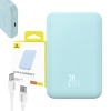 MAGNETYCZNY MINI POWERBANK BASEUS 5000MAH, USB-C 20W (NIEBIESKI)