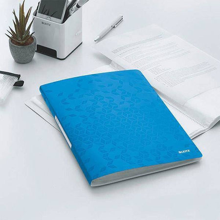 Album ofertowy A4 LEITZ WOW 46310036 niebieski 20 koszulek
