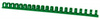 GRZBIET PLASTIKOWY 19MM (165 KARTEK) OFFICE PRODUCTS ZIELONY 100 SZT.