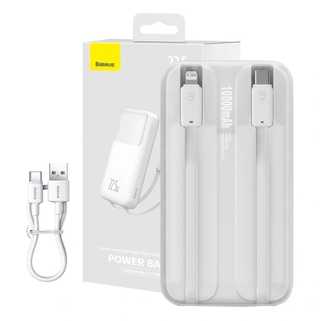 POWERBANK BASEUS COMET 10000MAH 22.5W (BIAŁY)