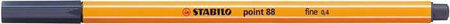 Cienkopis STABILO POINT 88/98 szary paynea 0.4