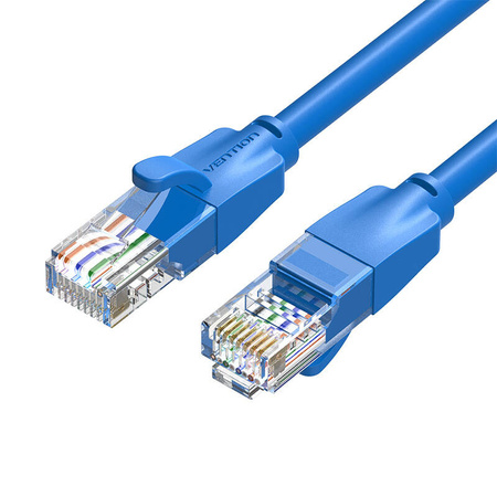 KABEL SIECIOWY UTP CAT6 VENTION IBELG RJ45 ETHERNET 1000MBPS 1,5M NIEBIESKI