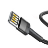 Kabel BASEUS Cafule USB-A-Lightning 2m dwustronny (szaro-czarny)